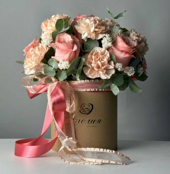 Букет в коробке Викторианский шик  
