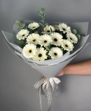 Букет из гербер мини Прелесть