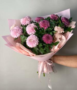 Букет из хризантем Особый шарм   большой