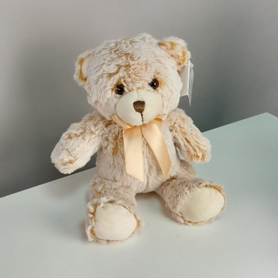 Мягкая игрушка Медведь с бантом 20 см 