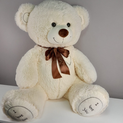 Мягкая игрушка Медведь с бантом 80 см 