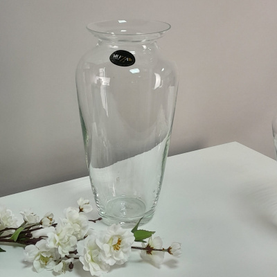 Ваза для цветов Мишель прозрачная