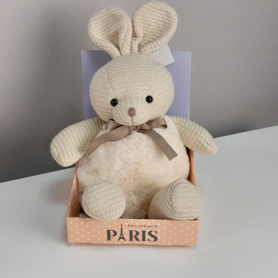Мягкая игрушка Зайка вязаный 