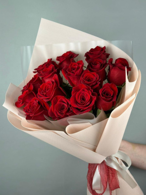 Букет из 15 роз Лучшее признание 